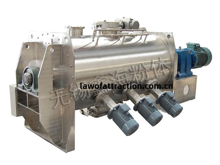 臥(wo)式犁(li)刀(dao)混(hun)合(he)機(ji)帶飛刀(dao)